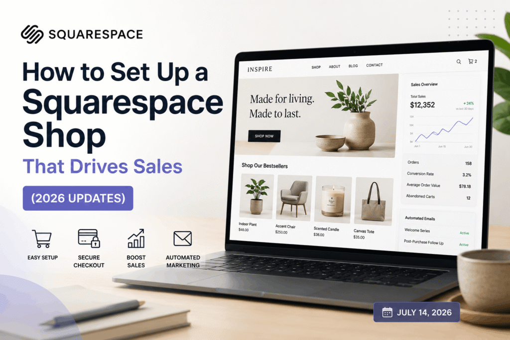 How to Set Up a Squarespace Shop That Drives Sales (2026 Updates)