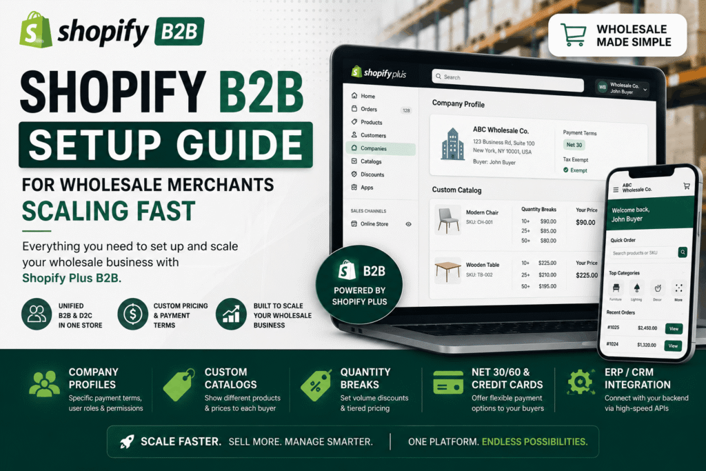Shopify B2B Setup Guide for Wholesale Merchants Scaling Fast